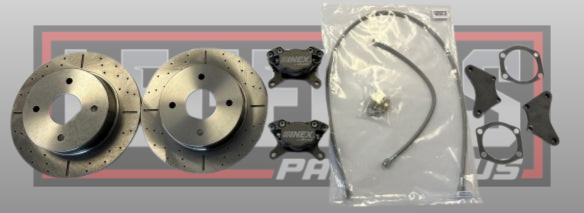 455v00x017 Rear brake disc kit